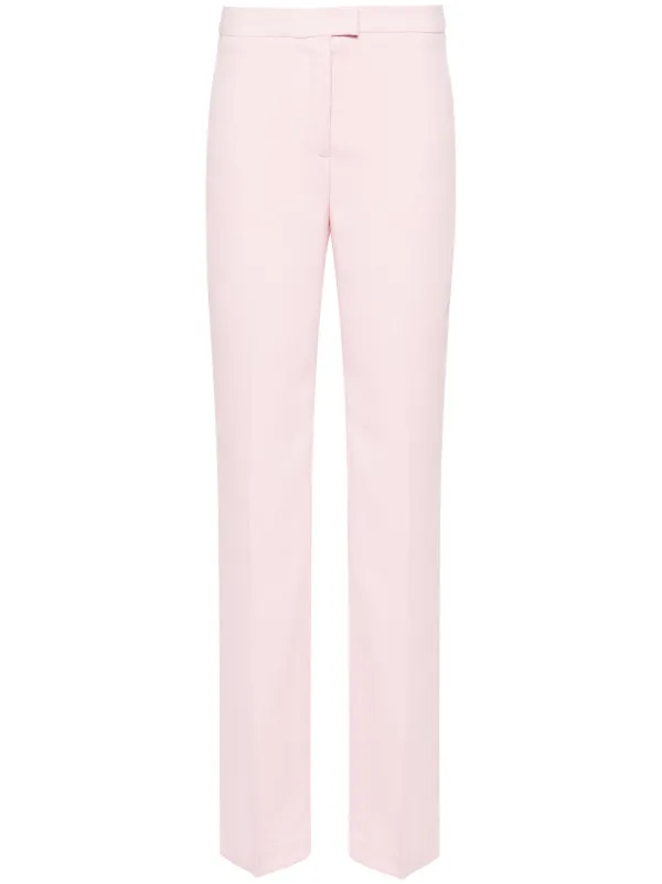 パンツ THE ANDAMANE Pink Straight Trousers Galdys in Viscose Woman The Andamane Pink Straight Trousers Galdys In Viscose Woman