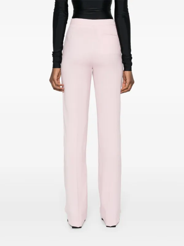 パンツ THE ANDAMANE Pink Straight Trousers Galdys in Viscose Woman The Andamane Pink Straight Trousers Galdys In Viscose Woman