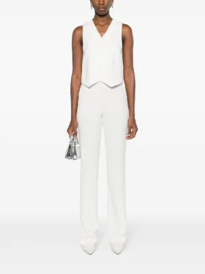 ベスト・ジレ THE ANDAMANE 'Nadine Crystal' waistcoat THE ANDAMANE Nadine Crystal Waistcoat | Black | FARFETCH GE