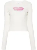 CANNARI CONCEPT slogan-print T-shirt - Neutrals