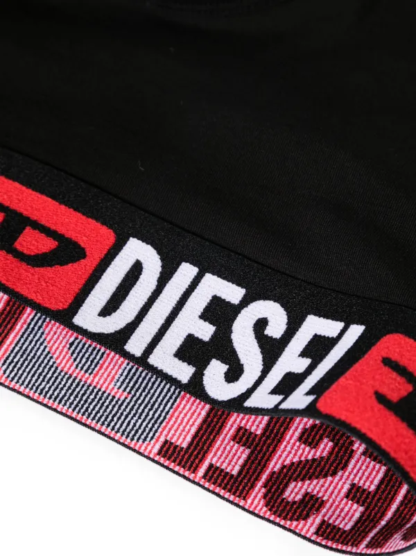 DIESEL>>ディーゼル UFSB-オリバ ロゴバンド ブラレット Diesel Ufsb-Oriba ブラレット | ブラック | FARFETCH JP