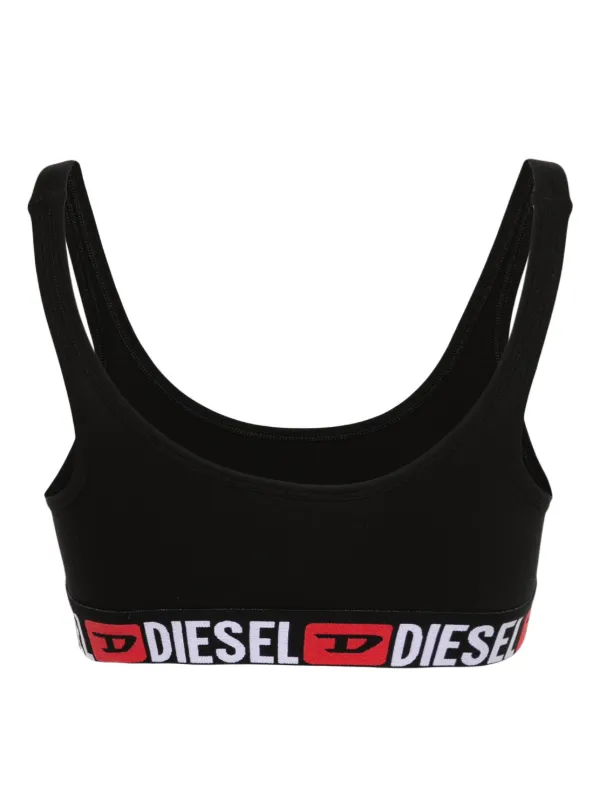 ブラジャー DIESEL | UFSB-ORIBA BRA BLACK A13122 0NJAP 9XX Women's Bralette with logo band | Black | Diesel