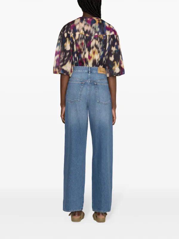 【関税&送料込】Isabel Marant Jeans Vetan Isabel Marant: Blue Vetan Jeans | SSENSE