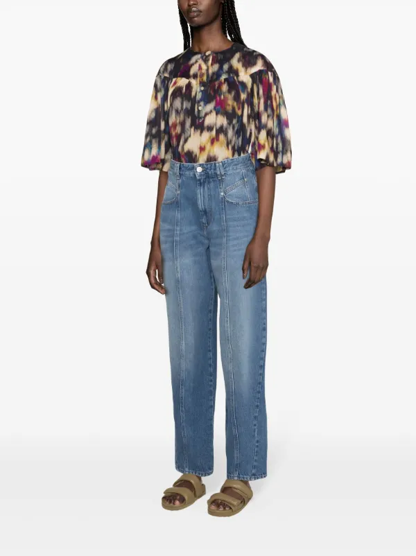 【関税&送料込】Isabel Marant Jeans Vetan ISABEL MARANT Vetan high-rise tapered jeans | NET-A-PORTER