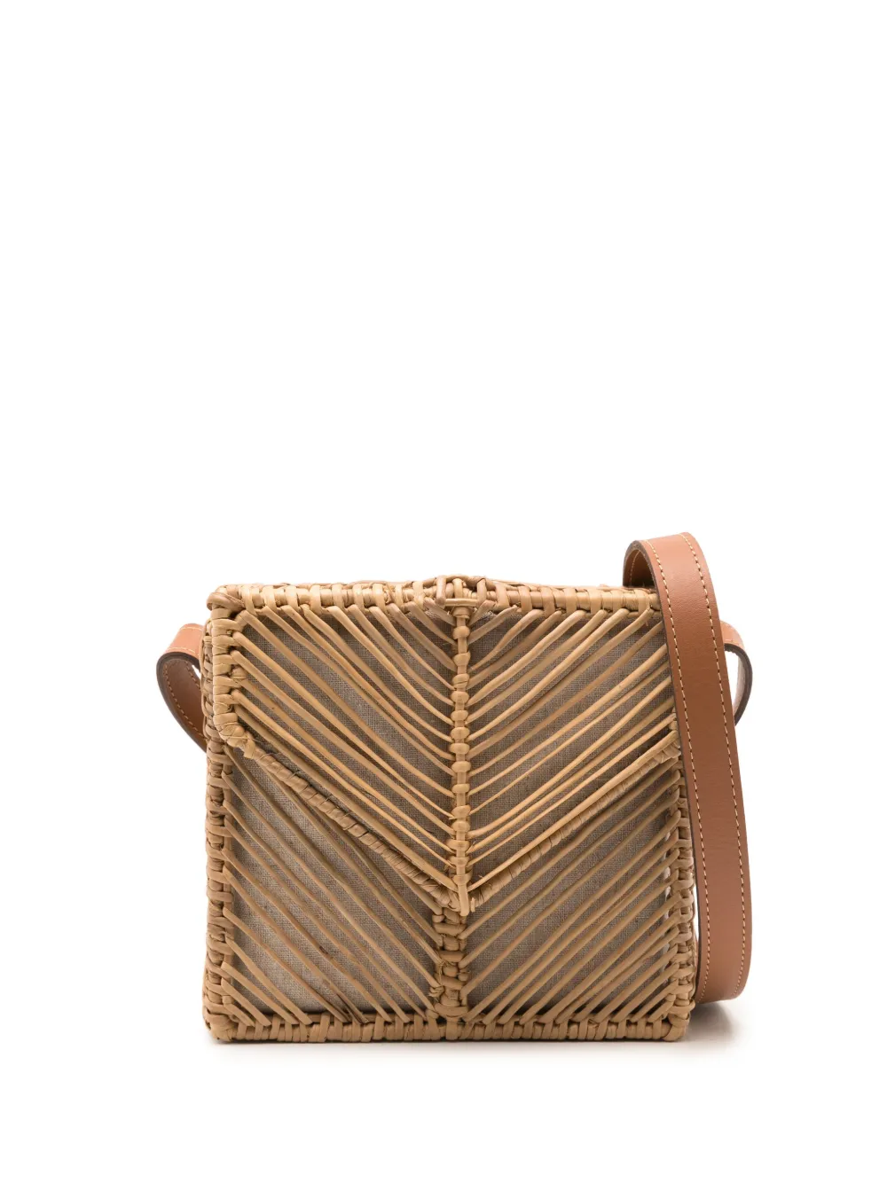 Lenny Niemeyer raffia shoulder bag | Brown | Image 1