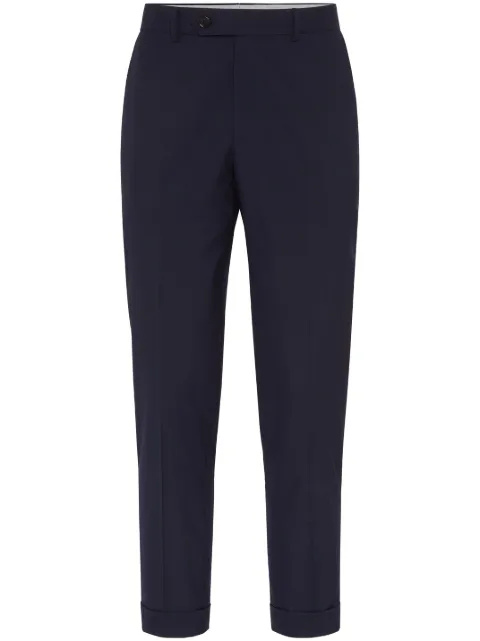 Brunello Cucinelli tapered-leg wool trousers
