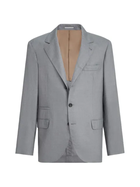 Brunello Cucinelli enkelknäppt blazer