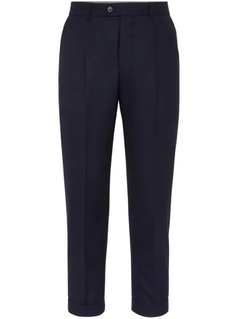 Brunello Cucinelli tapered-leg wool trousers