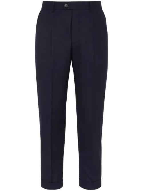 Pantalon de costume à taille mi-haute - Brunello Cucinelli - Modalova