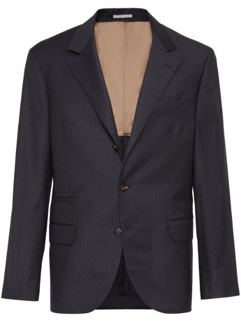 Brunello Cucinelli tailored virgin wool blazer Men