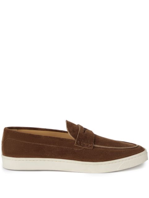 Brunello Cucinelli suede penny loafers Men