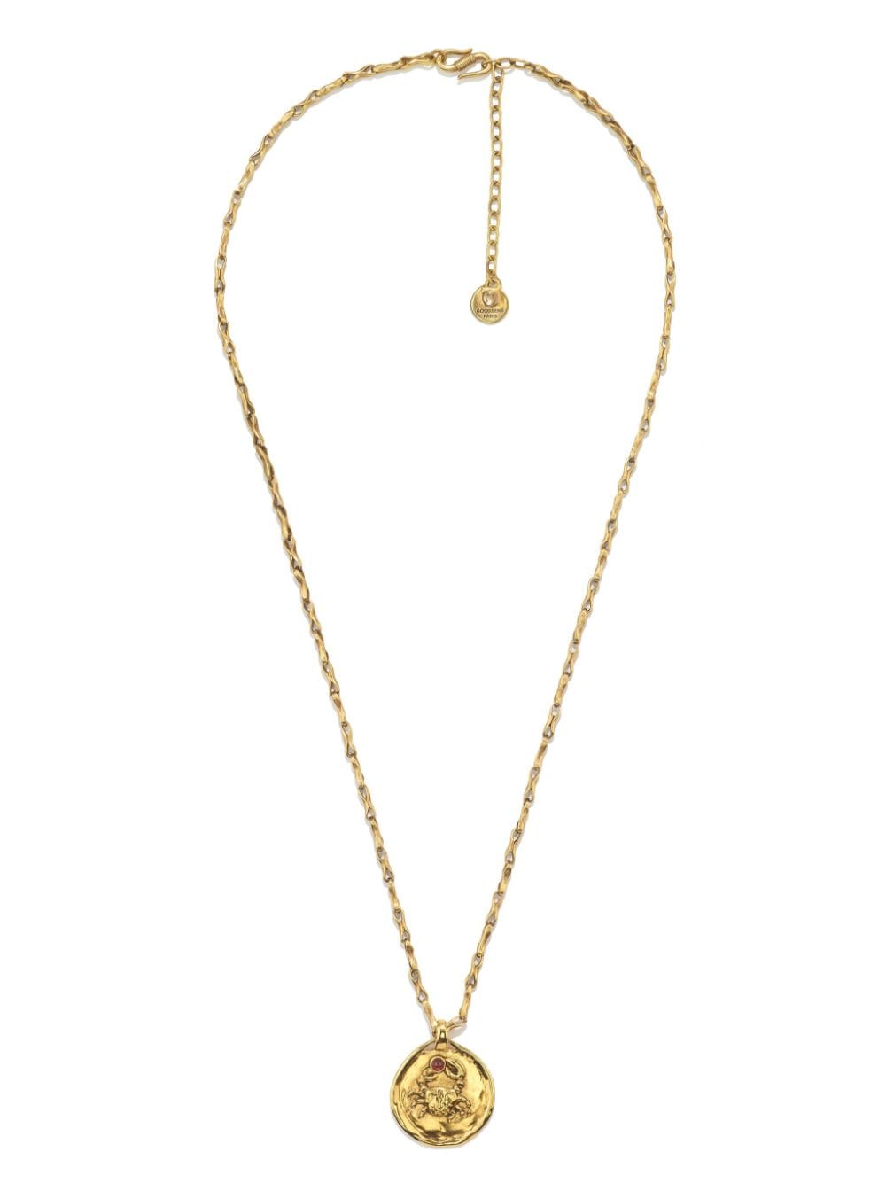 Goossens Talisman Astro Cancer Necklace In Gold