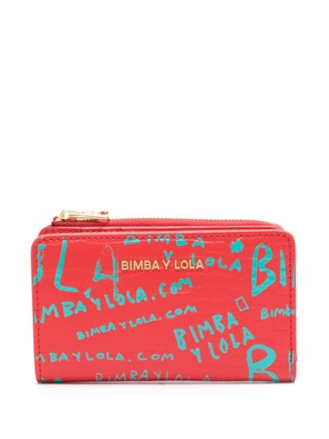 Bimba y Lola Portemonnaie mit Logo-Print