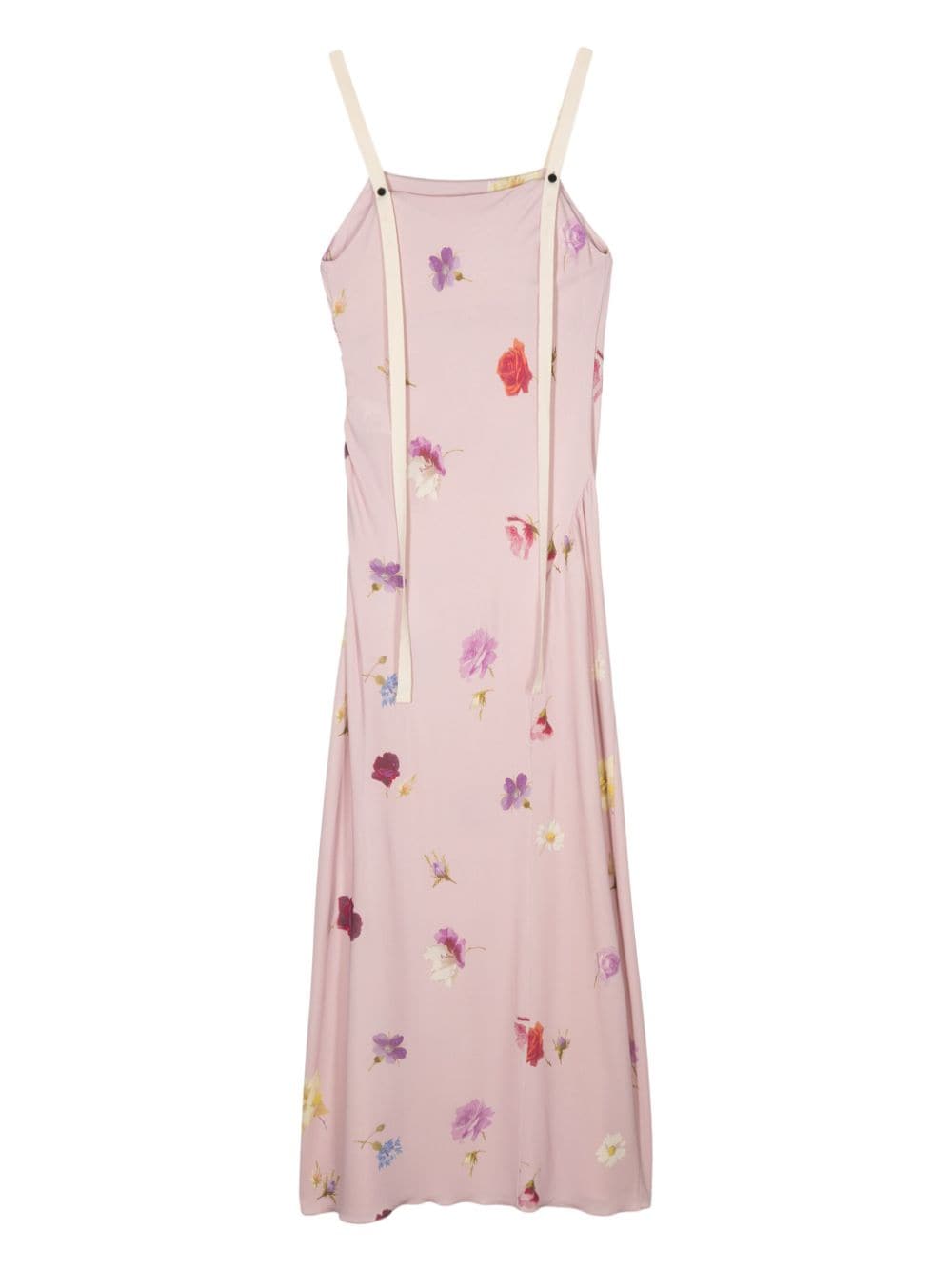 Shop Bimba Y Lola Floral-print Maxi Dress In Pink