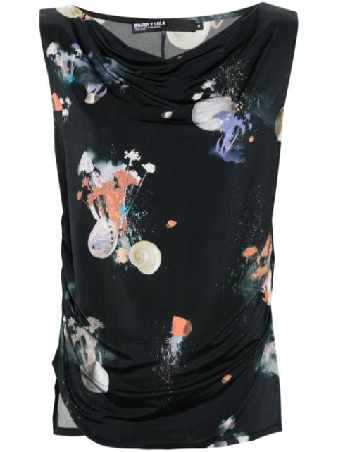 Bimba y Lola shells-print tank top