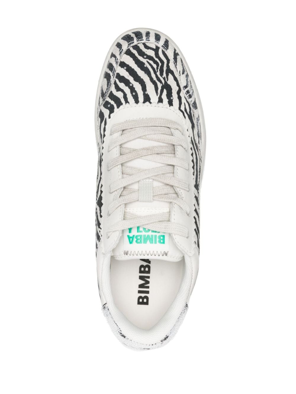 Shop Bimba Y Lola Tiger-print Sneakers In 灰色