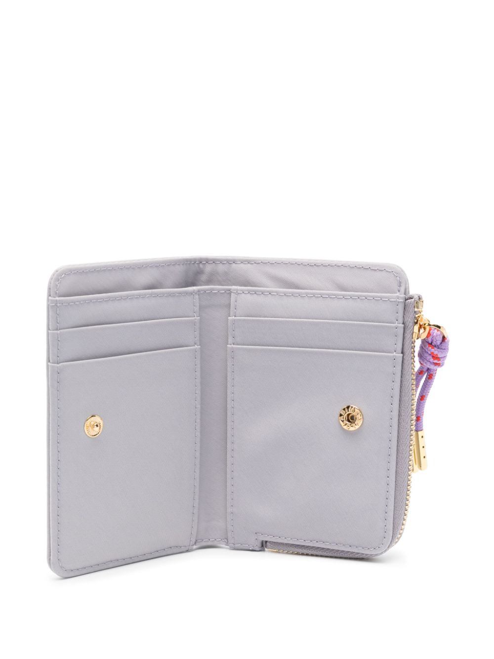 Shop Bimba Y Lola Logo-lettering Bi-fold Wallet In Purple