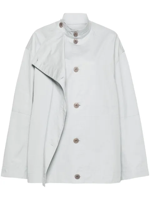 LEMAIRE asymmetric cotton shirt jacket