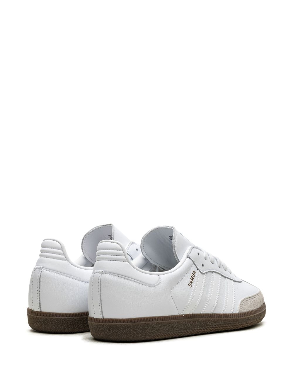 Shop Adidas Originals Samba Og "double White Gum" Sneakers