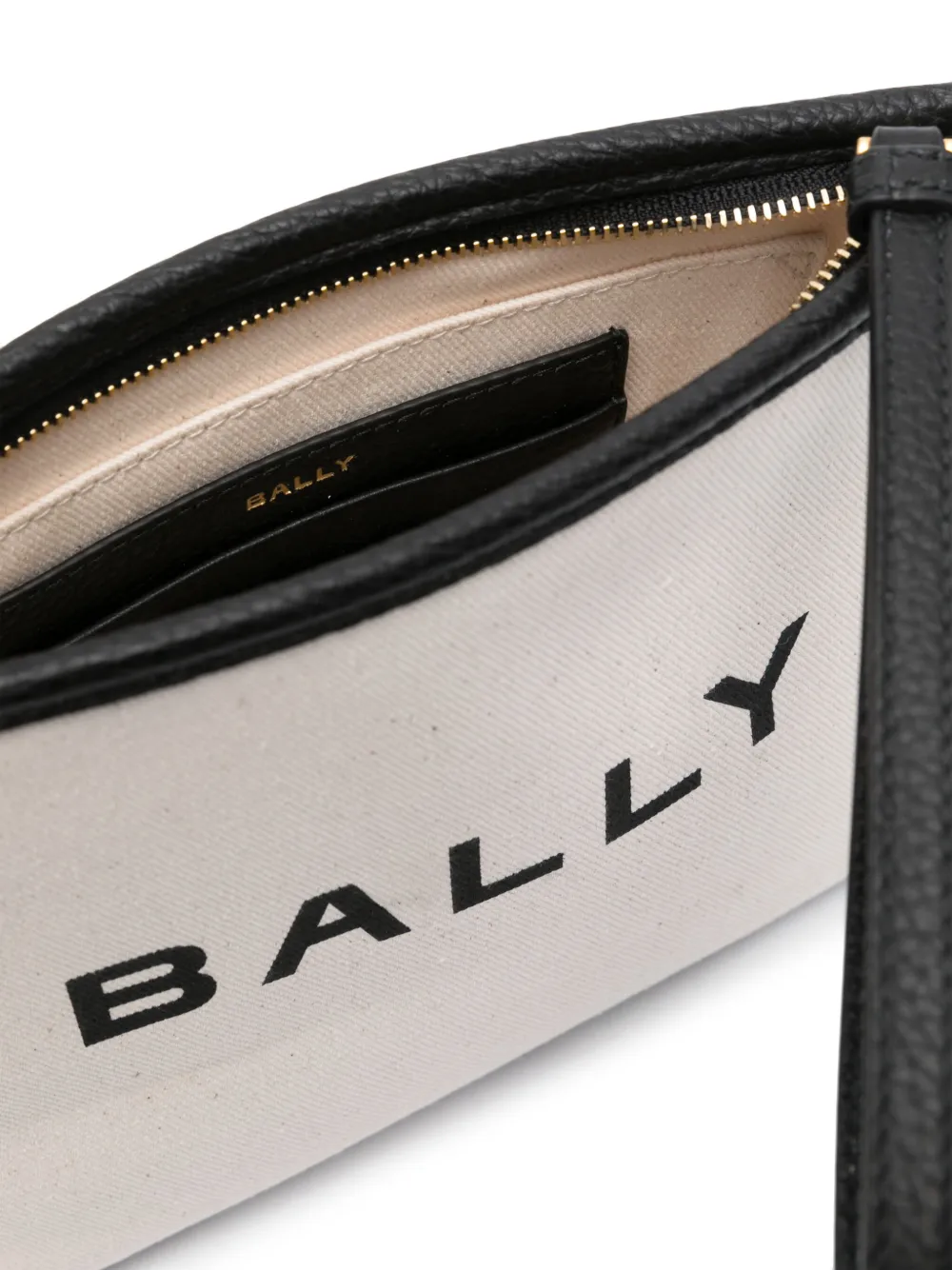 Bally Clutch met logoprint Beige