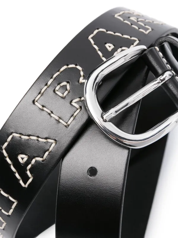 MARANT Zaphy レザーベルト | ブラック | FARFETCH JP