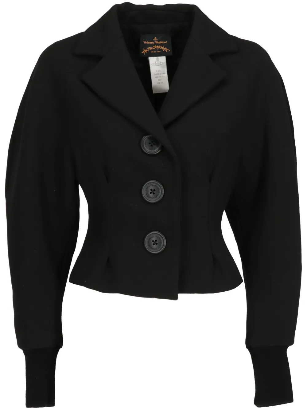 Vivienne Westwood Pre-Owned 2014-2015 single-breasted wool jacket - Black