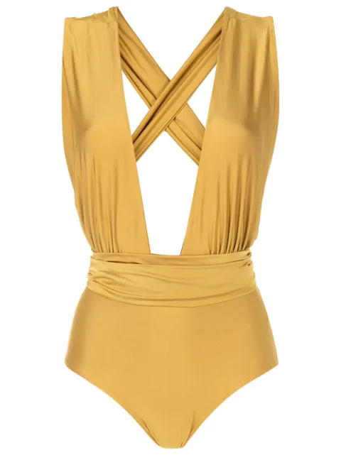 Lenny Niemeyer Maiô com fechamento por amarração