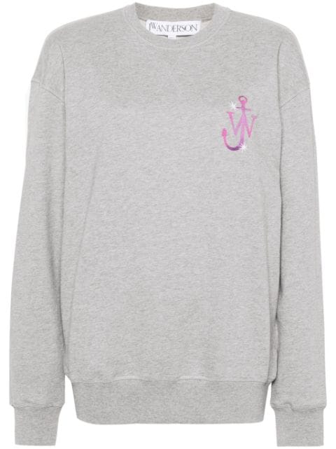 JW Anderson embroidered-logo cotton sweatshirt