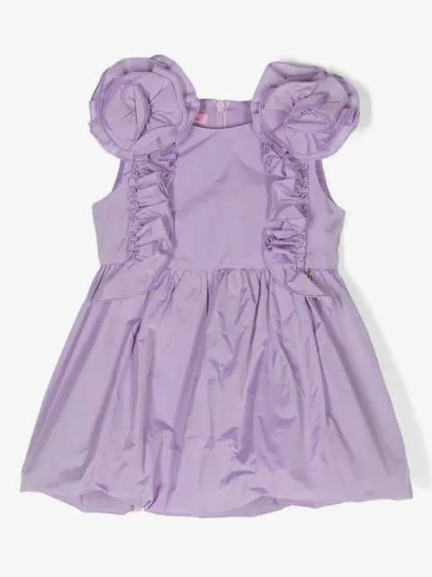 Miss Blumarine vestido con aplique floral