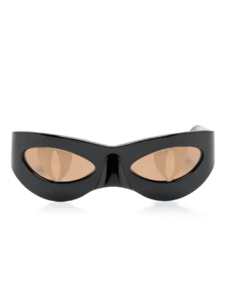Charles Jeffrey Loverboy Neko cat-eye Sunglasses | Black | FARFETCH IL
