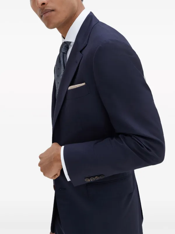 Brunello Cucinelli カシミア シングルジャケット | ブルー | FARFETCH JP
