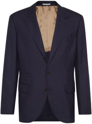 Brunello Cucinelli カシミア シングルジャケット | ブルー | FARFETCH JP