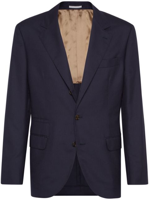 Brunello Cucinelli single-breasted cashmere blazer Men