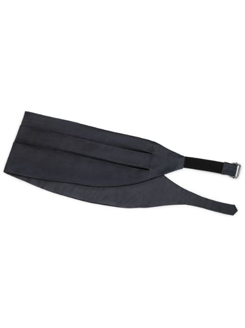 Brunello Cucinelli pleated satin cummerbund