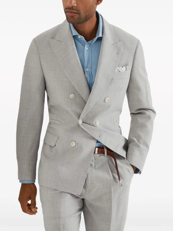 BRUNELLO CUCINELLI ジップ コンビ ブルゾン ジャケット