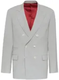 Brunello Cucinelli double-breasted wool blazer - Grey