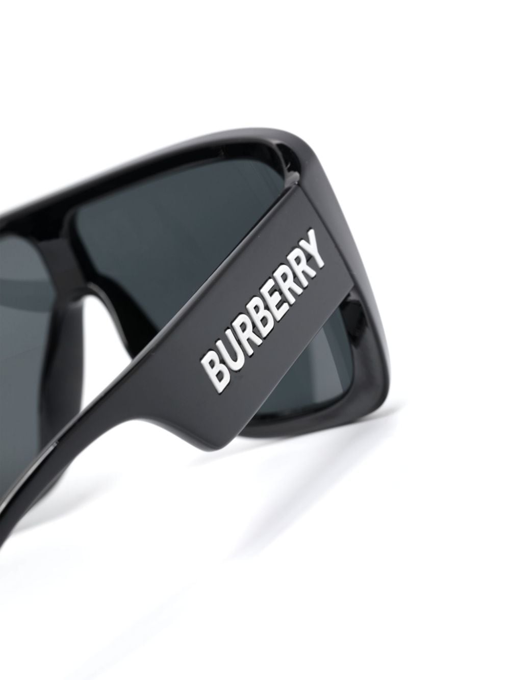 Shop Burberry Eyewear Rectangle-frame Sunglasses In 黑色