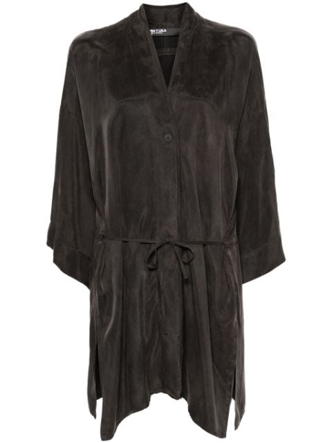 Bimba y Lola faux suede belted robe