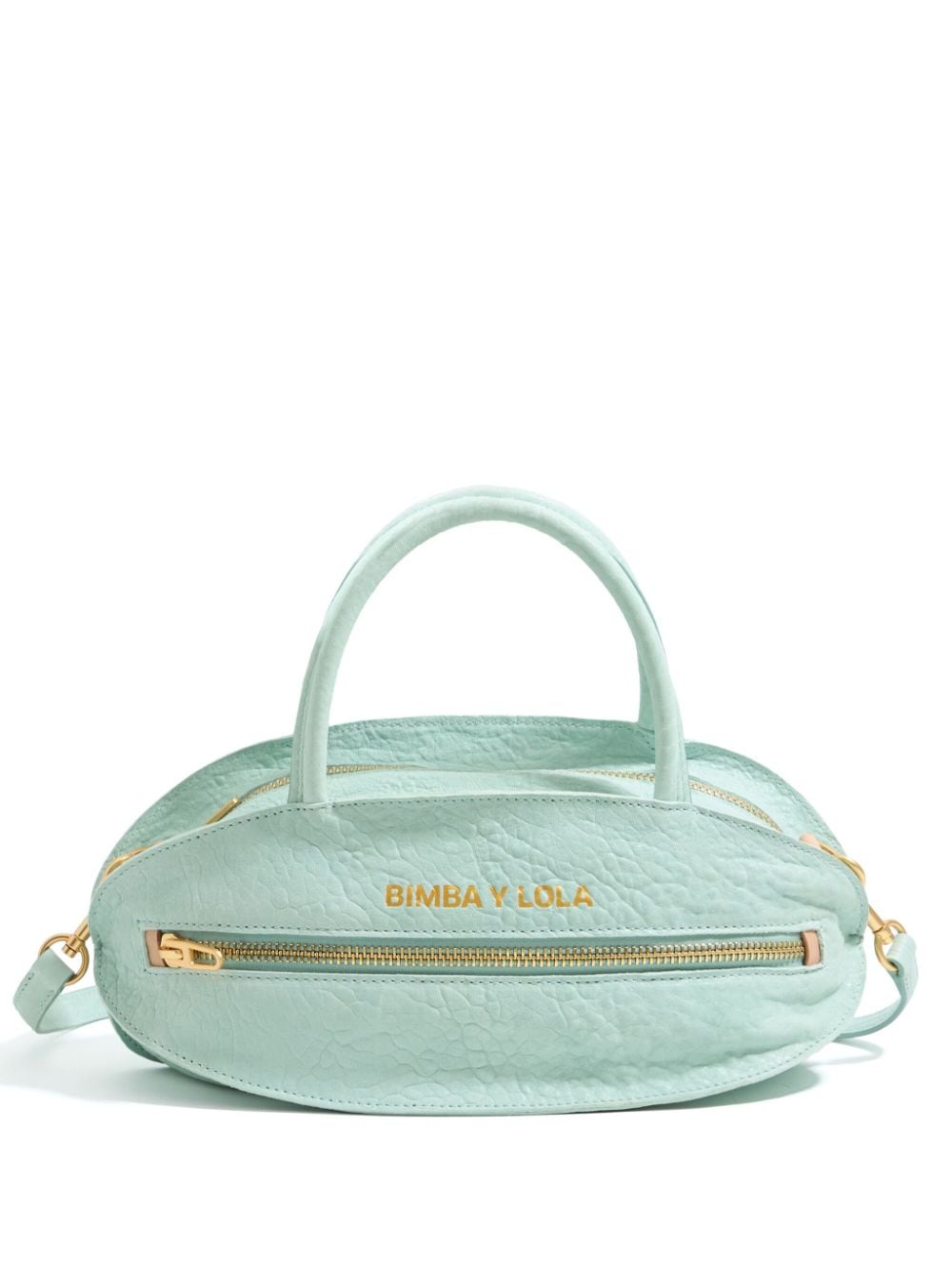 Bimba Y Lola Leather Cross-body Bag In Blue