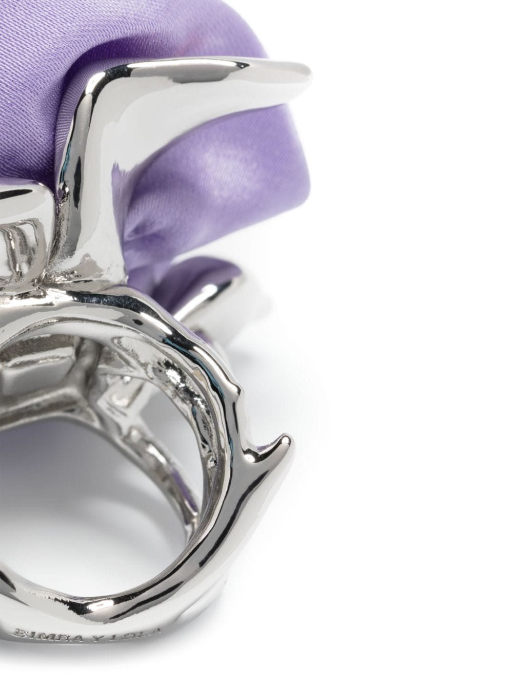 Shop Bimba Y Lola Floral-appliqué Ring In Purple
