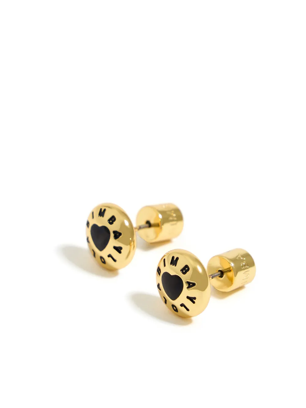 Bimba y Lola aretes con logo esmaltado | Image 2