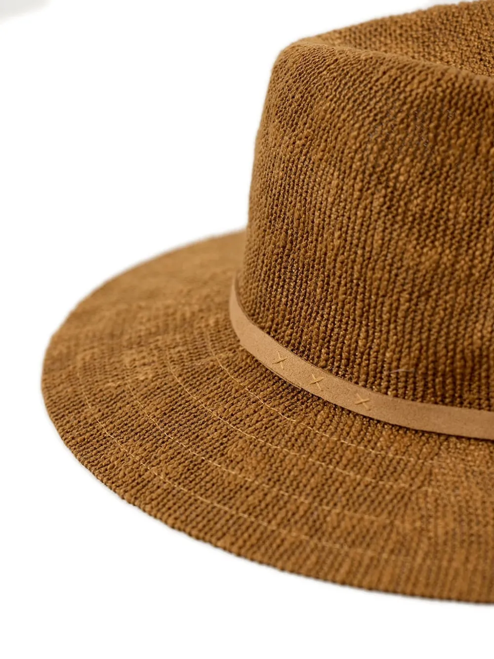 Lenny Niemeyer Trama knitted-band fedora hat - Bruin