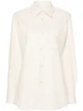 LEMAIRE Western cotton shirt - Neutrals