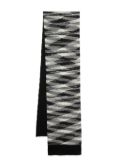 Missoni zigzag-woven scarf - Black