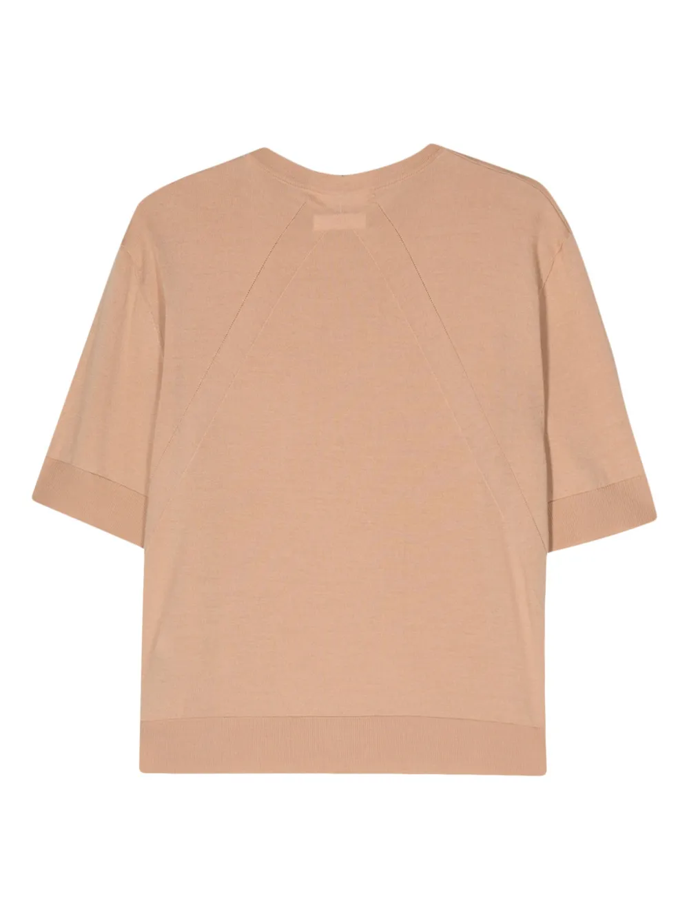 Jil Sander Fijngebreide wollen top - Beige