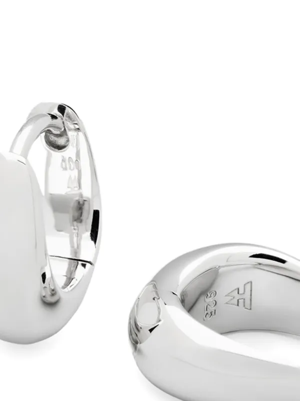 Tom Wood Ice Huggie Earrings | Silver | FARFETCH