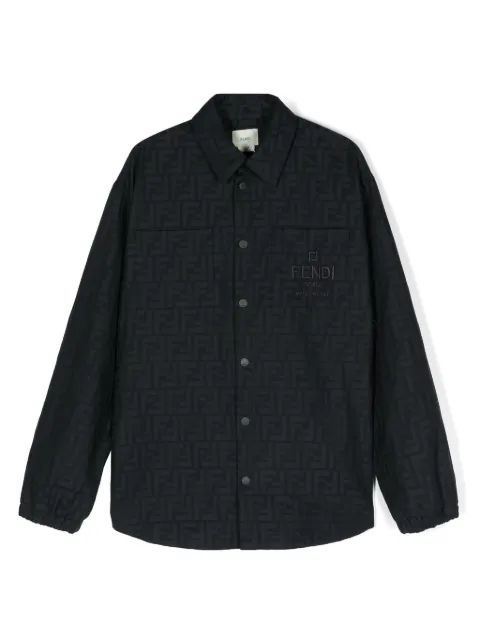 Fendi Kids FF-motif shirt jacket