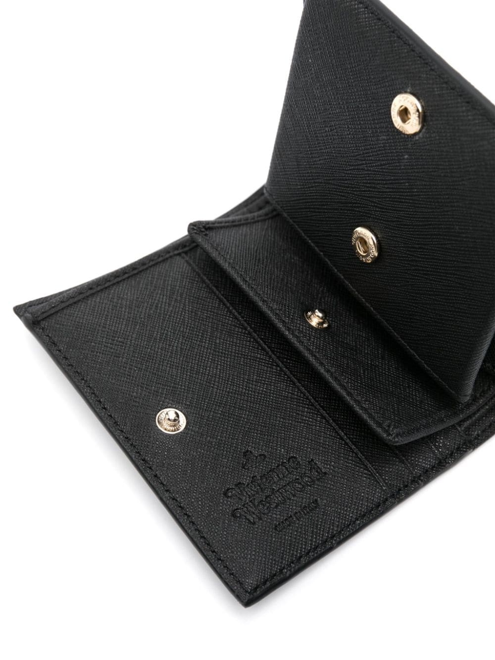 Vivienne Westwood Orb tweevoudige portemonnee Zwart