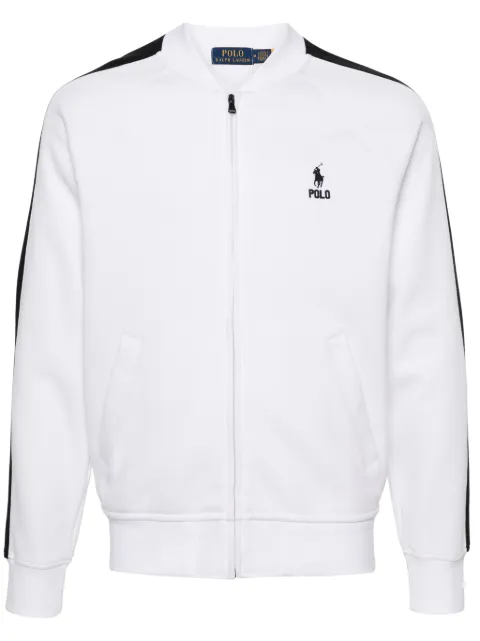 Polo Ralph Lauren Polo-Pony-embroidery zipped sweatshirt