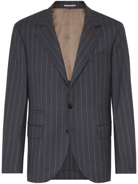 Brunello Cucinelli Chalk-Stripe wool blazer Men